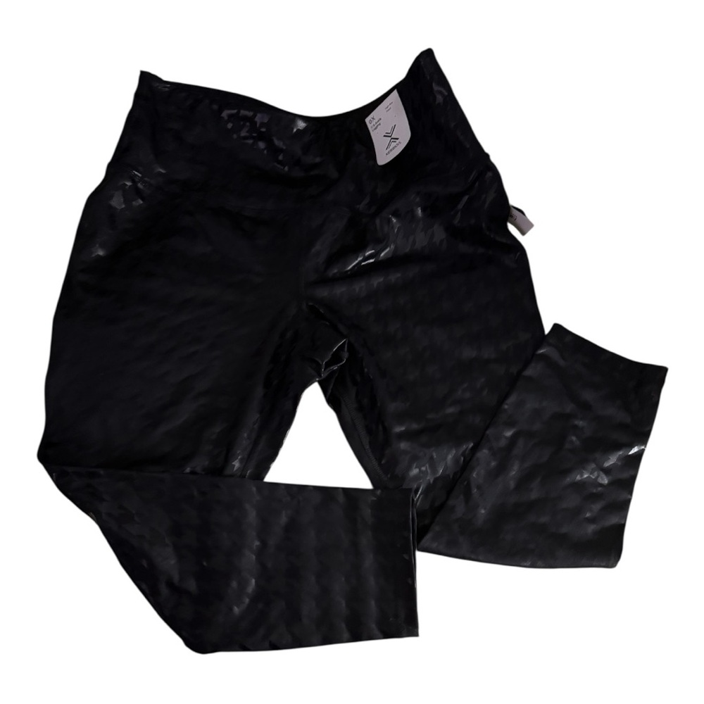 Ladies black leggings size 7/8